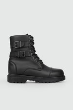 Günlük Postal Siyah Floter Unisex Bot 108 Unisex Klasik Bot FALCON FALCON 108 Unisex Bot