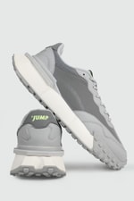 Günlük Rahat Bağcıklı Gri Beyaz Erkek Spor Ayakkabı 29104 Erkek Günlük Spor Ayakkabı Jump JUMP 29104 ERKEK SPOR 23K