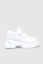 Günlük Rahat Beyaz Kadın Spor Ayakkabı 221-305 Kadın Sneaker M.P M.P 221-305 ZEN SPOR