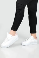 Günlük Rahat Beyaz Pudra Kadın Spor Ayakkabı SMİTH Kadın Sneaker Beınsteps Beinsteps Smith Kadın Sneaker