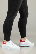 Günlük Rahat Byz Kırmızı Kadın Spor Ayakkabı SMİTH Kadın Sneaker Beınsteps Beinsteps Smith Kadın Sneaker
