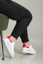 Günlük Rahat Byz Kırmızı Kadın Spor Ayakkabı SMİTH Kadın Sneaker Beınsteps Beinsteps Smith Kadın Sneaker