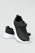 Günlük Rahat Cırtlı Bağcıklı Siyah Çocuk Spor Ayakkabı ZİLA Çocuk Sneaker Cool COOL ZİLA Çocuk Spor Ayakkabı