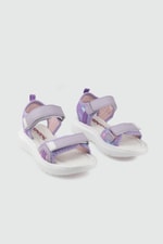 Günlük Rahat Cırtlı Lila Çocuk Sandalet Şirin Bebe 01 Filet Çocuk Sandalet Şirin Bebe Şirin Bebe 01 Filet 26Y