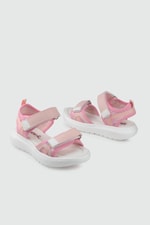 Günlük Rahat Cırtlı Pudra Çocuk Sandalet Şirin Bebe 01 Filet Çocuk Sandalet Şirin Bebe Şirin Bebe 01 Filet 26Y