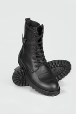Günlük Rahat Fermuarlı Bağcıklı Siyah Erkek Bot Harley Erkek Günlük Confort Bot Ayakkabı City BOOTS HARLEY MER BOT
