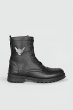 Günlük Rahat Fermuarlı Bağcıklı Siyah Erkek Bot Harley Erkek Günlük Confort Bot Ayakkabı City BOOTS HARLEY MER BOT