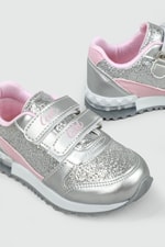 Günlük Rahat Gümüş Çocuk Spor Ayakkabı 617149 Çocuk Günlük Spor Ayakkabı Polaris (S) Polaris 617149 Çocuk Spor