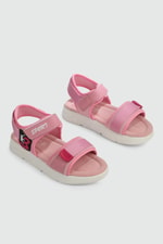Günlük Rahat Pembe Çocuk Sandalet 6135 Çocuk Sandalet Poliva POLİVA 6135 FLT 24Y
