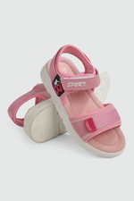 Günlük Rahat Pembe Çocuk Sandalet 6135 Çocuk Sandalet Poliva POLİVA 6135 FLT 24Y