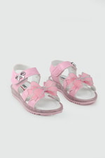 Günlük Rahat Pembe Işıklı Kurdele Detaylı Kız Çocuk Ayakkabı Minimoccs 104 PATİK Çocuk Sandalet Minimoccs Grosstar 1104 Patik 26Y