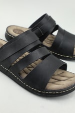 Günlük Rahat Siyah Erkek Sandalet 955-5 Erkek Sandalet Apella APELLA 955-5 MER SAND