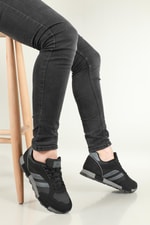 Günlük Rahat Siyah Erkek Spor Ayakkabı 212-2032 Erkek Günlük Spor Ayakkabı M.P M.P 212-2032 MER JOGGING SPOR