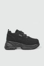 Günlük Rahat Siyah Kadın Spor Ayakkabı 221-305 Kadın Sneaker M.P M.P 221-305 ZEN SPOR