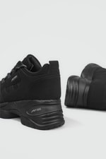 Günlük Rahat Siyah Kadın Spor Ayakkabı 221-305 Kadın Sneaker M.P M.P 221-305 ZEN SPOR