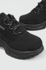 Günlük Rahat Siyah Kadın Spor Ayakkabı 221-305 Kadın Sneaker M.P M.P 221-305 ZEN SPOR