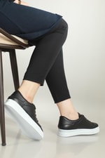 Günlük Rahat Siyah Kadın Spor Ayakkabı SMİTH Kadın Sneaker Beınsteps Beinsteps Smith Kadın Sneaker