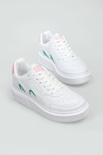 Günlük Rahat Sneaker Beyaz Pudra Kadın Spor Ayakkabı 145 Kadın Günlük Spor Ayakkabı Dark Step DARKSTEP 145 ZEN Spor