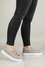 Günlük Rahat Vizon Süet Kadın Spor Ayakkabı SMİTH Kadın Sneaker Beınsteps Beinsteps Smith Kadın Sneaker
