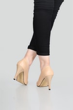 Günlük Topuklu Nut Kadın Ayakkabı N-2500 Kadın Stiletto Carla Bella 7168073