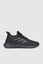 Günlük Triko Nefes Alır Siyah Siyah Unisex Spor Ayakkabı 022 Unisex Rahat / Confort Anatomik PASOMIA PASOMİA 022 gar CİLT SPOR