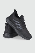 Günlük Triko Nefes Alır Siyah Siyah Unisex Spor Ayakkabı 022 Unisex Rahat / Confort Anatomik PASOMIA PASOMİA 022 gar CİLT SPOR