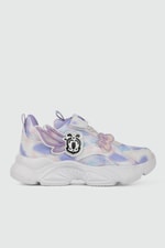 Hafi Rahat Taban Anoraklı Sneaker Beyaz Lila Çocuk Spor Ayakkabı 034 Çocuk Günlük Spor Ayakkabı Alessio ALESSİO 034 Çocuk Sneaker 23Y
