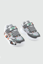 Hafi Rahat Taban Anoraklı Sneaker Füme Beyaz Çocuk Spor Ayakkabı ALESSİO 03 Patik 26Y Çocuk Günlük Spor Ayakkabı Alessio ALESSİO 03 Patik 26Y