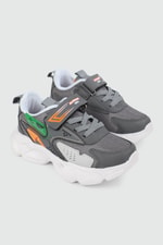 Hafi Rahat Taban Anoraklı Sneaker Füme Çocuk Spor Ayakkabı ALS054 Çocuk Sneaker Alessio ALESSİO 054 PTK 24Y