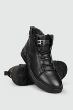 Hakiki Deri Rahat Comfort Siyah Erkek Bot 14361 Erkek Rahat / Confort Anatomik Greyder GREYDER 14361 MER CASUAL