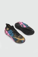 Halı Saha Siyah Altın Desen Erkek Spor Ayakkabı 565 Unisex Futbol Twingo LALİGA 565 Filet 25Y