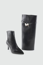 Hem Bot Hem Çizme Siyah Kadın Bot & Çizme MY BELLA Wst Hermes Kadın Çizme Ayakdaş MY BELLA Wst Hermes Kadın 26K