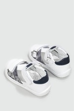 İlk Adım Deri Ortopedik Beyaz Çocuk Spor Ayakkabı EDDY Bebek Sneaker Vicco VİCCO 010 Eddy 22Y