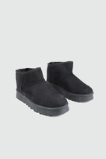 İnce Taban Ugg Siyah GÜNLÜK KADIN BOT PASOMİA 25K İnce UGG Kadın Günlük Conford Bot PASOMIA PASOMİA 25K İnce UGG