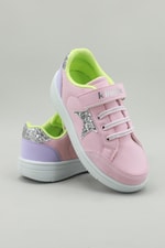Işıklı Sneaker Pembe Gümüş Çocuk Spor Ayakkabı MALIBU Çocuk Günlük Spor Ayakkabı Kinetix KİNETİX MALIBU SPOR
