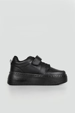 Kalın Taban Bağcıklı Cırtlı Siyah Kadın Spor Ayakkabı Jenna Kadın Sneaker Beınsteps Beinsteps Ş-17-1 23Y