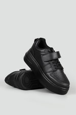 Kalın Taban Bağcıklı Cırtlı Siyah Kadın Spor Ayakkabı Jenna Kadın Sneaker Beınsteps Beinsteps Ş-17-1 23Y