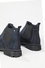 Kaymaz Taban Hakiki Deri Rahat Lastikli Laci Nubuk Erkek Bot 22K-1 Erkek Günlük Confort Bot Wow Plus BOOTS 22K-1 MER LIKRALI BOT