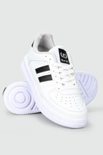 Nefes Alır Bağcıklı Beyaz Siyah Unisex Spor Ayakkabı 584 Unisex Günlük Spor Ayakkabı BLACK SEA BLACK SEA 584 UNİSEX CİLT SPOR