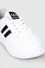 Nefes Alır Bağcıklı Beyaz Siyah Unisex Spor Ayakkabı 584 Unisex Günlük Spor Ayakkabı BLACK SEA BLACK SEA 584 UNİSEX CİLT SPOR