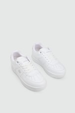 Nefes Alır Fileli Bağcıklı Beyaz Kadın Spor Ayakkabı 2100 Kadın Sneaker Lambırlent LAMBIRLENT 2100 ZEN SPOR