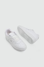 Nefes Alır Fileli Bağcıklı Beyaz Kadın Spor Ayakkabı 2100 Kadın Sneaker Lambırlent LAMBIRLENT 2100 ZEN SPOR