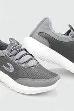 Nefes Alır Fileli Bağcıklı Füme Buz Unisex Spor Ayakkabı 2090 Unisex Günlük Spor Ayakkabı Jamper MC JAMPER 2090 UNİSEX