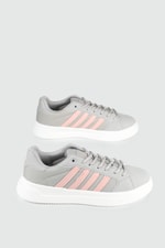 Nefes Alır Fileli Bağcıklı Gri Unisex Spor Ayakkabı 2202 Unisex Sneaker Letoon LETOON 2202 UNİSEX SPOR