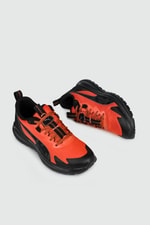 Nefes Alır Fileli Bağcıklı Oranj Siyah Erkek Spor Ayakkabı 377984-01 Erkek Günlük Spor Ayakkabı Puma PUMA 377984-01 MER TWİTCH