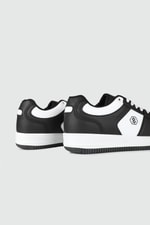 Nefes Alır Fileli Bağcıklı Siyah Beyaz Kadın Spor Ayakkabı 2100 Kadın Sneaker Lambırlent LAMBIRLENT 2100 ZEN SPOR