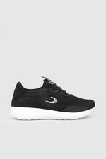 Nefes Alır Fileli Bağcıklı Siyah Beyaz Unisex Spor Ayakkabı 2090 Unisex Günlük Spor Ayakkabı Jamper MC JAMPER 2090 UNİSEX
