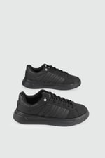 Nefes Alır Fileli Bağcıklı Siyah Unisex Spor Ayakkabı 2202 Unisex Sneaker Letoon LETOON 2202 UNİSEX SPOR