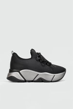 Nefes Alır Kalın Taban Bağcıklı Syh Platin Kadın Spor Ayakkabı RSL-400 Kadın Sneaker Beınsteps Beinsteps RSL-400 22Y