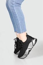 Nefes Alır Kalın Taban Bağcıklı Syh Platin Kadın Spor Ayakkabı RSL-400 Kadın Sneaker Beınsteps Beinsteps RSL-400 22Y